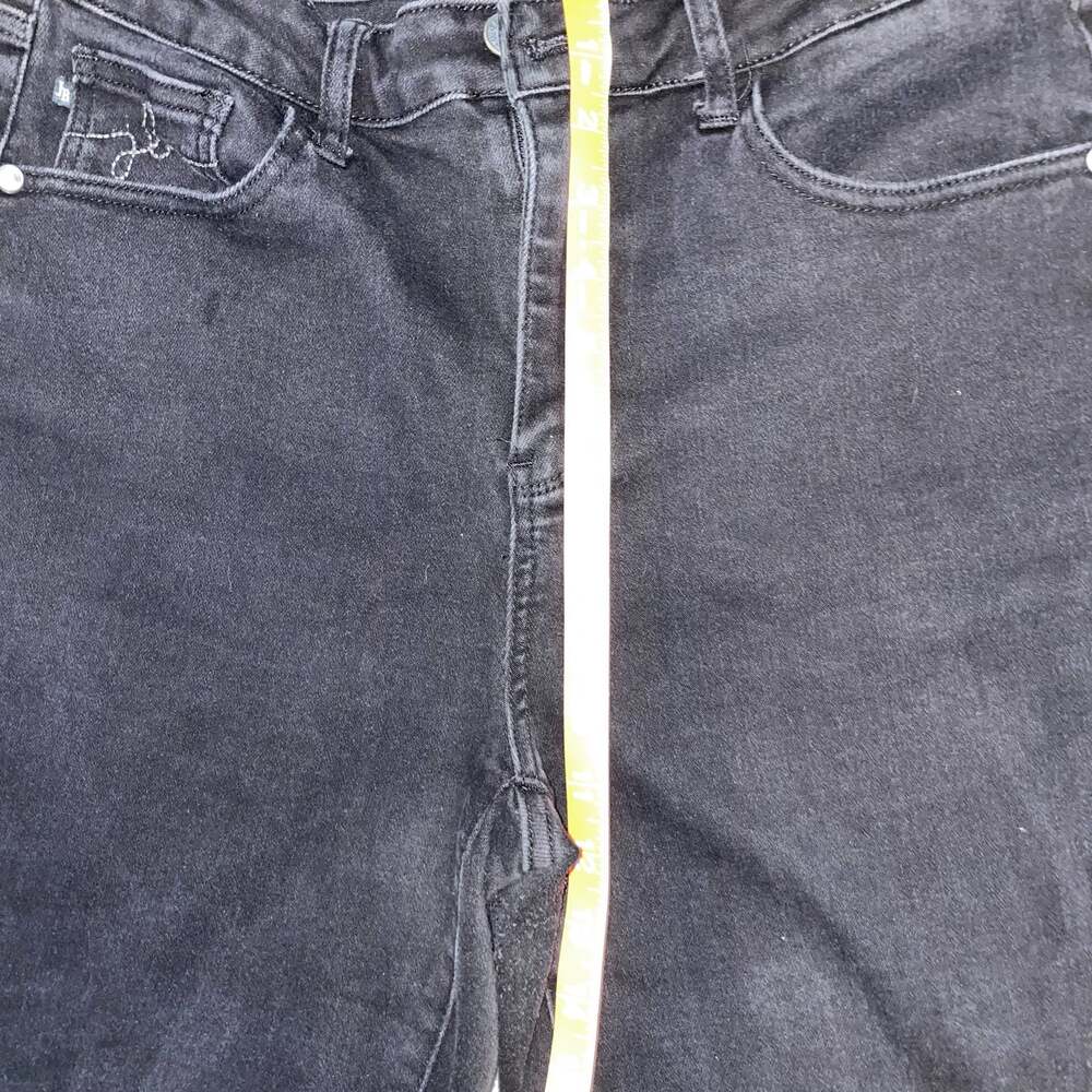 Judy Blue JB88451 Black Straight Leg Jeans Size 11/30 - Picture 4 of 9